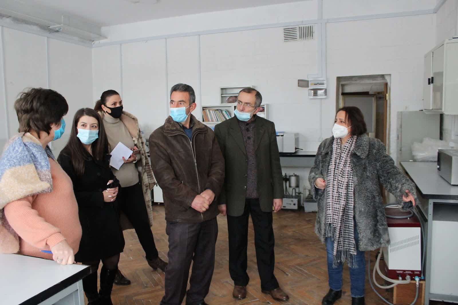 People at Gyumri Breeding Station