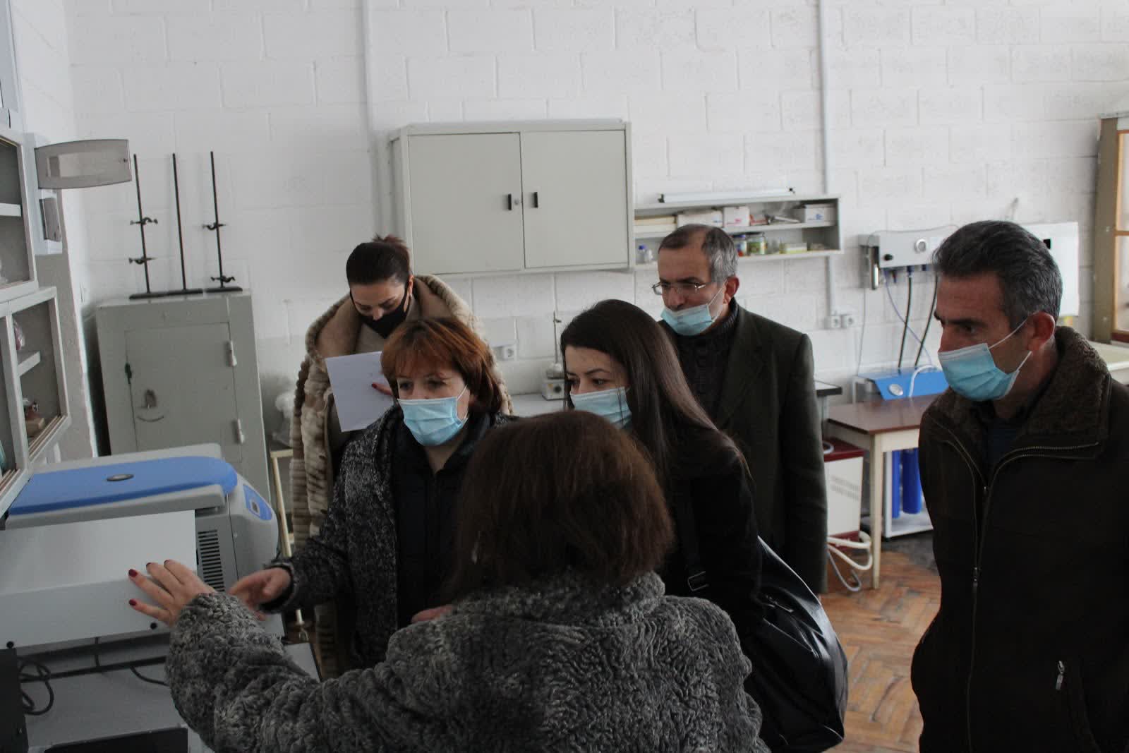 People at Gyumri Breeding Station