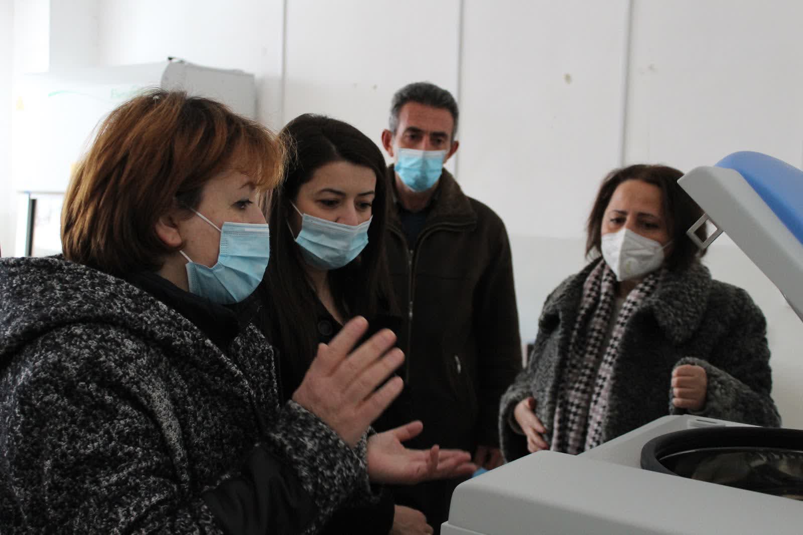 People at Gyumri Breeding Station