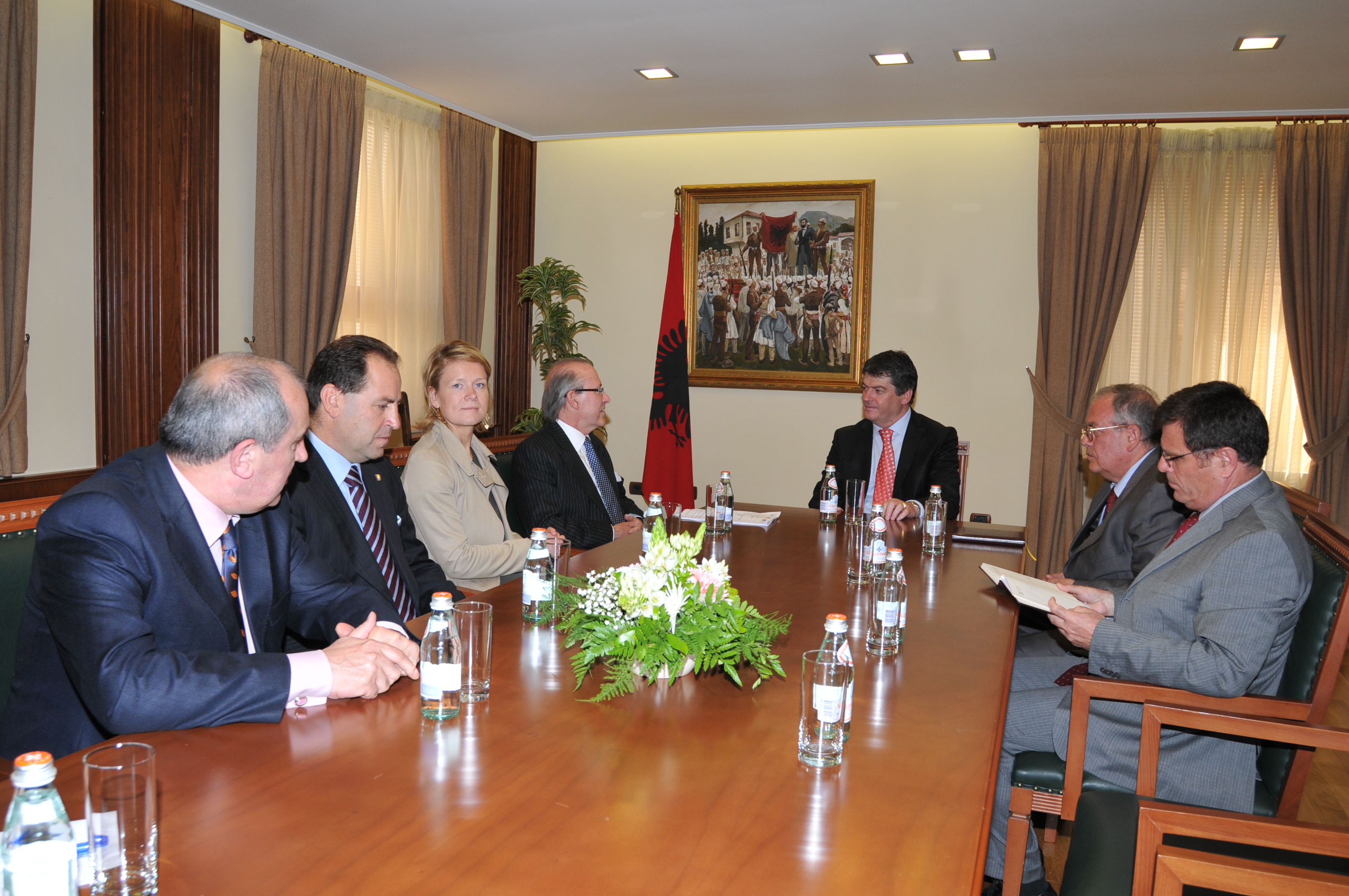 Lord Richard Best, Chairman of SEERC International Advisory Board visits Tirana to meet Albanian Officials