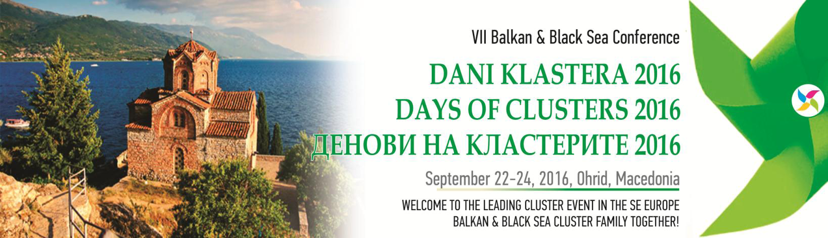 VII Balkan & Black Sea Conference DAYS OF CLUSTERS 2016