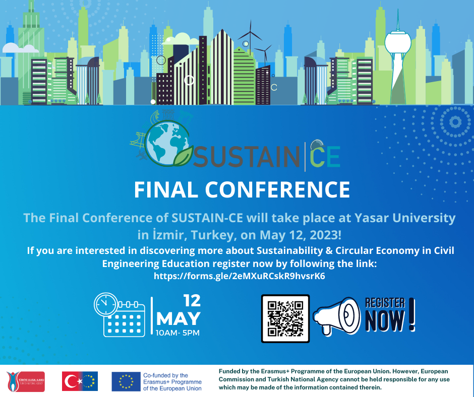 SUSTAIN-CE Final Conference on Sustainability and Circular Economy in Civil Engineering Education